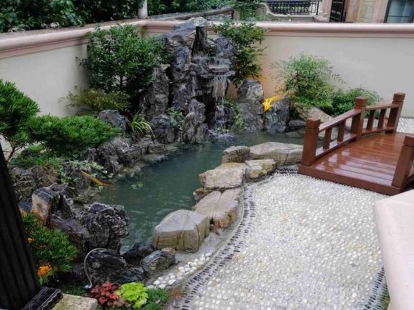 假山魚池